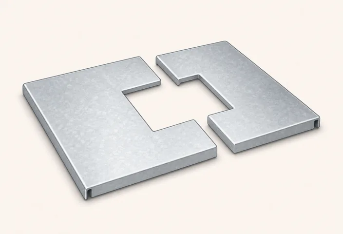 Illustration: Abdeckung 5298 links/rechts 2-teilig