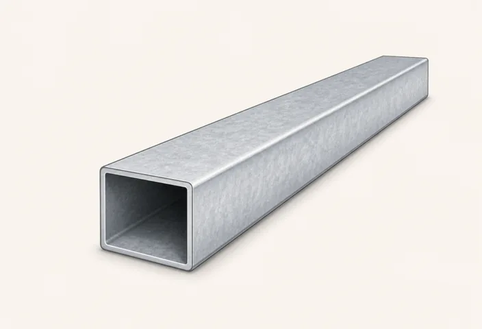 Illustration: Stahlrohr 60 x 60 x 3 mm verzinkt 6 m