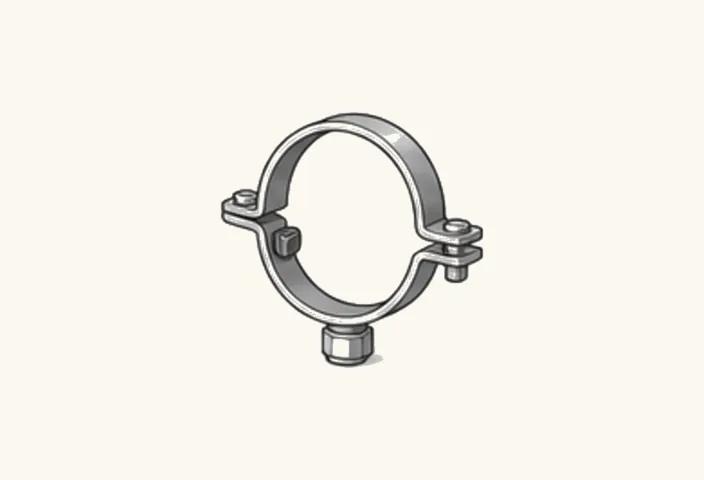 Illustration: Alu-Fallrohrschelle Ø 53 mm