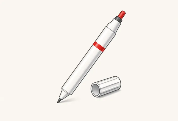 Illustration: Colorstift in Trendfarbe